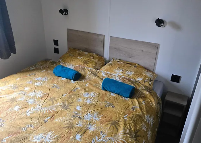 Dağ evi Mobil-home Les Pieds Dans L'eau Les Dunes 5