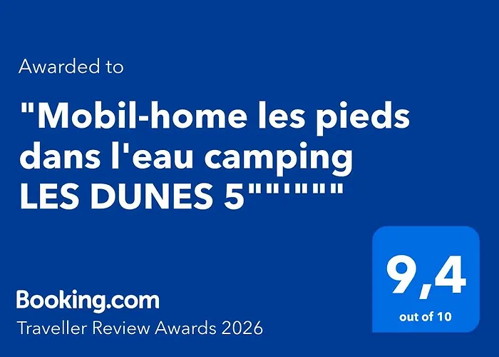Mobil-home Les Pieds Dans L'eau Les Dunes 5